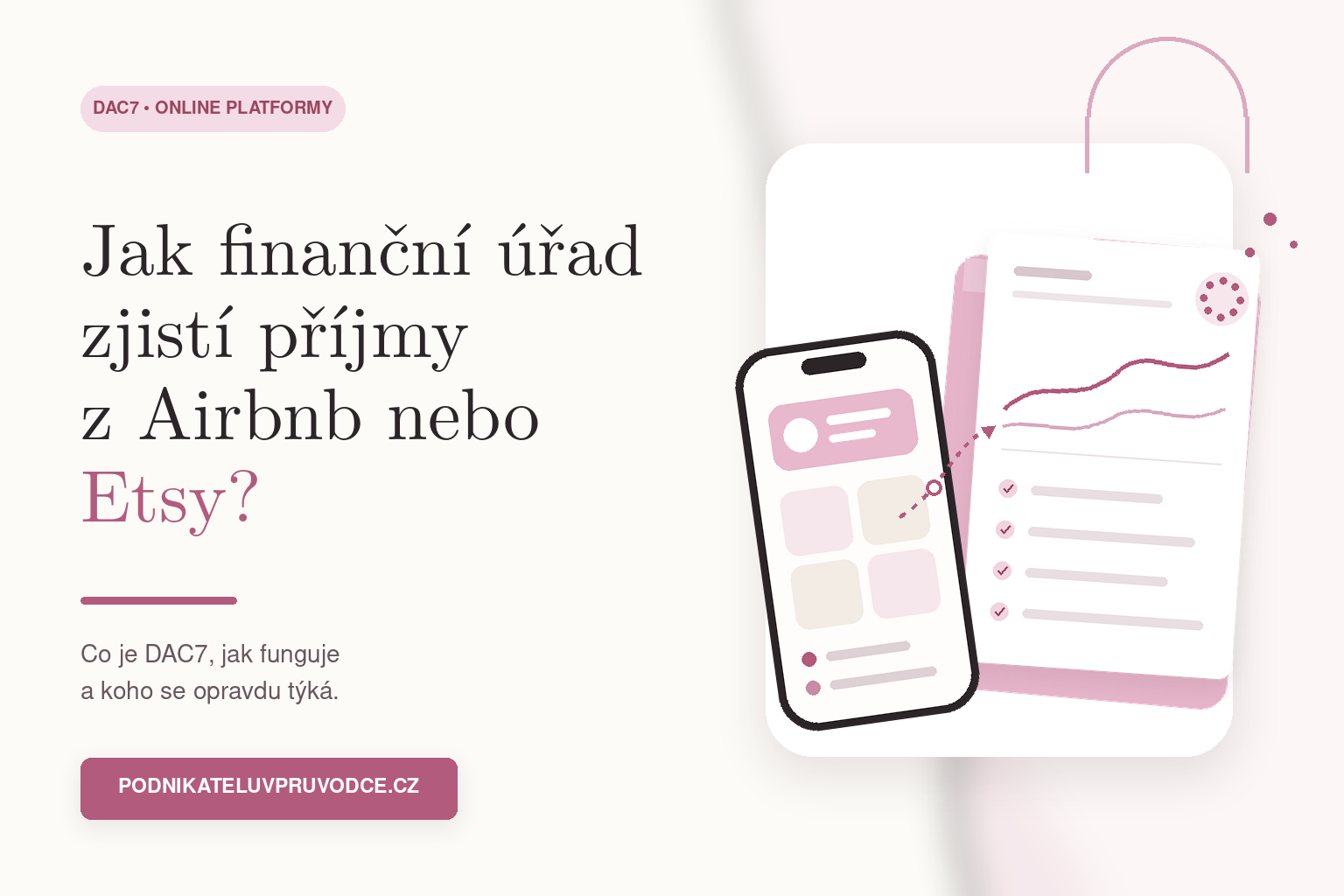 DAC7: Jak může finanční úřad zjistit vaše příjmy z Airbnb, Bookingu nebo Etsy?